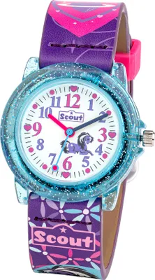 Produktbild von Scout Kinderuhr lila Pferd 280305054