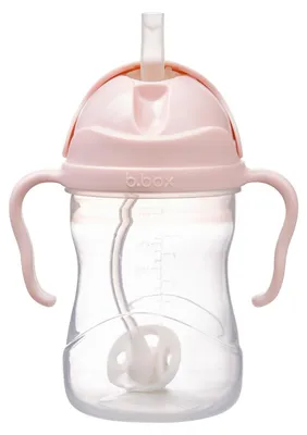 Zdjęcie produktu dla b.box Bidon ze słomką 240 ml – Uroczy róż dla małych odkrywców!