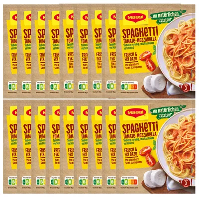 Obrázek produktu pro Maggi Fix für Spaghetti Tomate Mozzarella mit Basilikum 40g 18er Pack