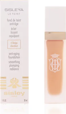 Zdjęcie produktu dla Sisley Sisleya Le Teint, Buteleczka z pompką, Płynny, Skóra uniwersalna, Przeciwstarzeniowy, Ujędrniający, Nawilżający, Spulchnianie, Wygładzający, Zmiękczający, Odcień medium skin, 4B
