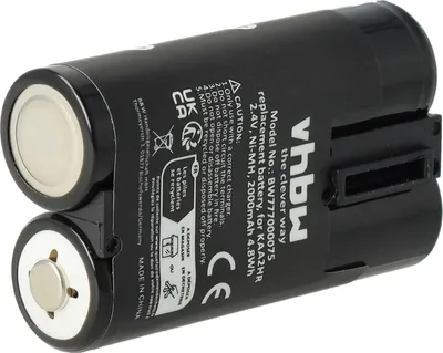 Produktbild von vhbw Akku Ersatz für Kodak KAA2HR für Kamera (2000 mAh, 2,4 V, NiMH)
