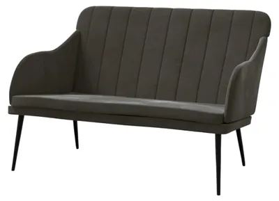 Produktbild von Sitzbank Dunkelgrau 110x76x80 cm aus Samt