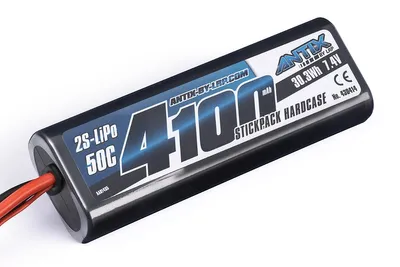 Obrázek produktu pro ANTIX by LRP 4100mAh - 7.4V - 50C LiPo Car Stickpack Hardcase - Tamiya konektor