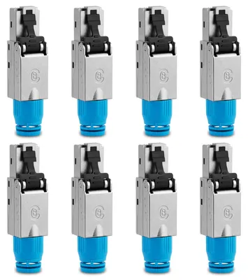 Produktbild von Netzwerkstecker RJ45 Stecker Cat8 CAT8.1 8x Steckverbinder werkzeuglos geschirmt