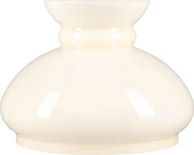 Produktbild von Lampenglas Petroleumglas Ersatzglas beige Leuchtenglas Ø 141mm glanz