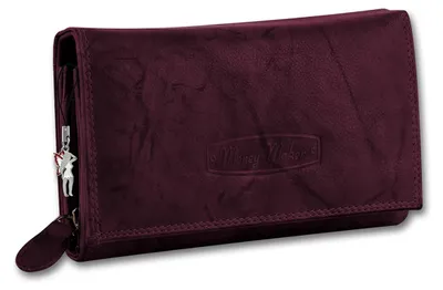 Produktbild von Money Maker Damen RFID Blocker Kellnerbörse rotbraun Echtleder D2OPJ704D