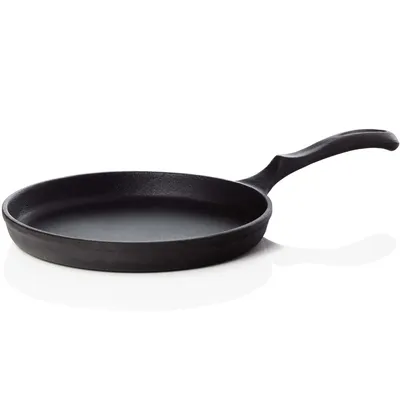 Produktbild von BBQ-Nerd Gusseisen Crêpespfanne Ø 19 cm für Pfannkuchen Crêpes Spiegelei - Antihaftpfanne mit exzellenter Wärmeleitung