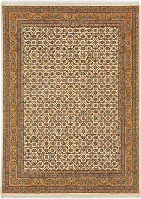 Produktbild von Teppich BENARAS HERATI | Farbe: Beige; Größe: 200 x 300 cm | strapazierfähig und leicht zu reinigen | Wohnzimmer | Schlafzimmer