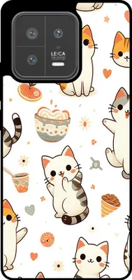 Produktbild von Smartphonica Telefon Fall geeignet für Xiaomi 13 mit Katze drucken - TPU zurück Abdeckung Fall Katze Design