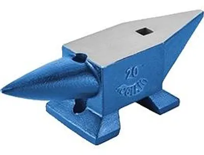 Image de Enclume en acier, construction en acier hautement allié, polyvalente pour le travail des métaux, 44 lb 20 kg