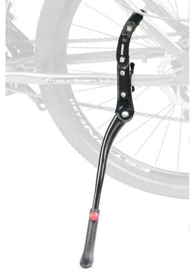 Zdjęcie produktu dla Stojak rowerowy uniwersalny - Aluminium - Regulowany 47 do 52 cm - Czarny - Do rowerów 26 do 28 cali