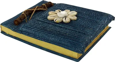 Produktbild von Kleines Notizbuch Muschel - Blau, Papier, 12*10*2 cm, Notizbücher & Tagebücher