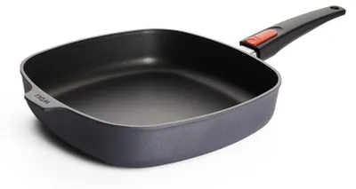 Image de Woll "Diamond Lite" poêle à frire carrée 28 cm x 28 cm, 6 cm de haut, avec manche amovible - ne convient PAS à l'induction