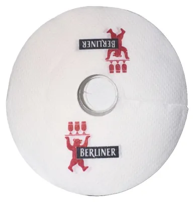 Produktbild von Berliner Bier Tropfenfänger Bierdeckel Pilsrosette Schaumfänger 100 Stk.