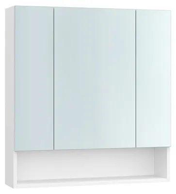 Zdjęcie produktu dla Szafka łazienkowa w kolorze białym i zielonym – 16,5 x 70 x 75 cm