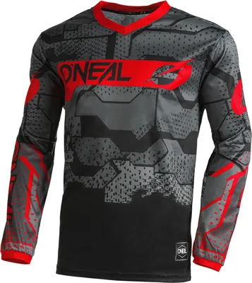 Produktbild von Oneal Element Camo V.22 Motocross Jersey (Black/Grey/Red,M)