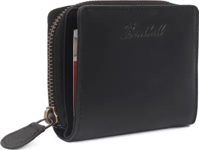 Produktbild von Benthill Kleine Geldbörse Echt Leder - Geldbeutel mit RFID Schutz - 7 Kartenfächer - Slim-Wallet inkl. Geschenkbox
