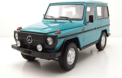 Immagine prodotto di Mercedes Classe G modello corto W460 1980 turchese modellino auto 1:18 Minichamps