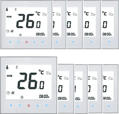 Produktbild von 10X 16A LCD Raumthermostat thermostat Elektroheizung Fußbodenheizung Programmierbares wöchentliche Raumtemperaturregler【GB-16A für elektrische Heizung】