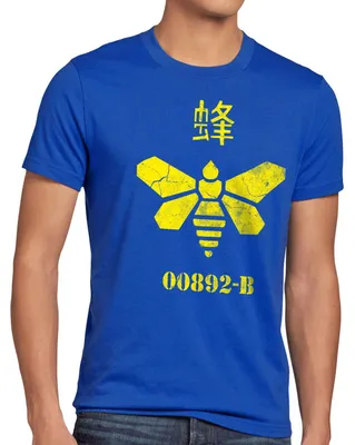 Produktbild von BaumwolleCloud Golden Moth Chemical Herren T-Shirt Walter Motte Biene Chemie
