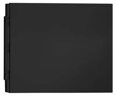 Produktbild von Polysan PLAIN Seitenschürze 75x59cm, Schwarz matt