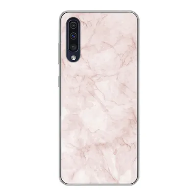 Produktbild von MuchoWow® Handyhülle Schutzhülle Hülle für Samsung Galaxy A30s Marmor - Rosa - Schick Silikon Softcase Handy Hülle - Karteninhaber