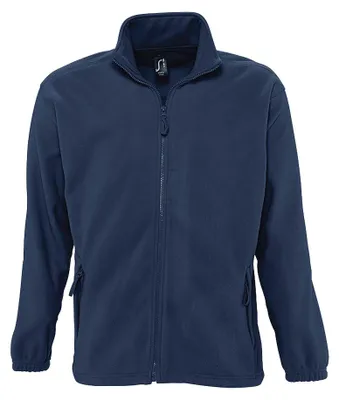 Imagen del producto de Chaqueta de forro polar para hombre SOLS, modelo North LT431 (talla M), color azul marino