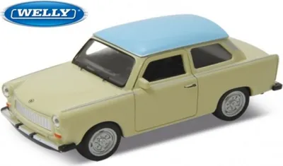 Produktbild von Welly 24037P Trabant 601 Trabbi Polizei grün weiß 1:24