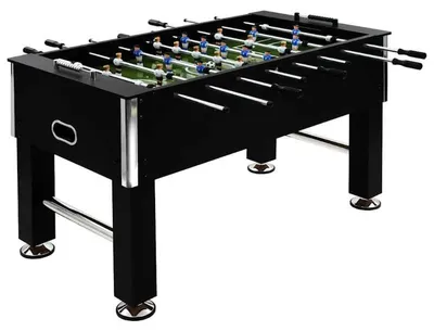 Obrázek produktu pro Stolní fotbal – ocelová konstrukce – 60 kg – 140 x 74,5 x 87,5 cm – herní stůl – barva armádní zelená