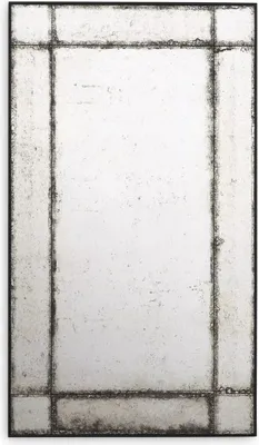 Produktbild von Casa Padrino Luxus Wandspiegel 80 x 3 x H. 140 cm - Rechteckiger Spiegel mit Mahagoni Rahmen und antikem Spiegelglas - Wohnzimmer Spiegel - Schlafzimmer Spiegel - Garderoben Spiegel - Luxus Möbel