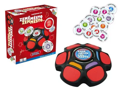 Produktbild von Land, Stadt elektronisches Brettspiel mit Batterien in Box 27x27x7cm