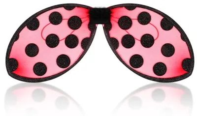 Immagine prodotto di Ali di plastica pieghevoli - Ali a forma di coccinella - Articoli per feste - Costume da cosplay - Bambini - Sviluppo delle capacità - Ali per costumi