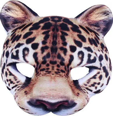 Produktbild von Maske Tiermaske Leopardenmaske Stoffmaske 3D Leopard für Kinder ab 3 Jahren
