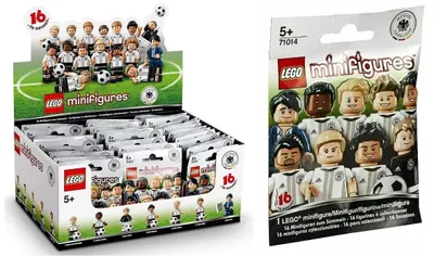 Obrázek produktu pro LEGO minifigurky 71014 DFB série box 60 ks Německý fotbalový team.