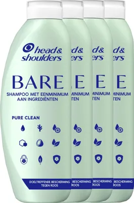 Immagine prodotto di Shampoo Head & Shoulders Bare Pure Clean – Antiforfora 4x400 ml - Confezione Risparmio