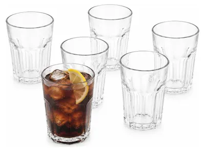 Produktbild von Vivalto Trinkglaser Vidrio - 6x Stuck - 360 ml - transparent - Glas - Wasserglaser