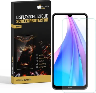 Produktbild von 2x Displayschutzfolie für Xiaomi Mi Note 8 ANTI-REFLEX Displayfolie MATT