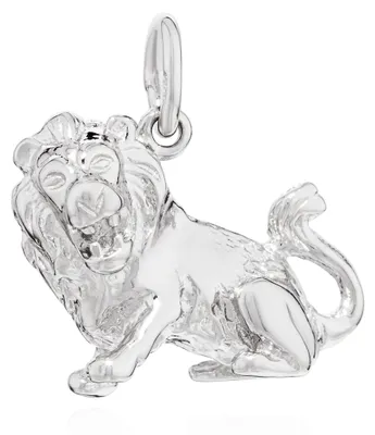 Image de Pendentif signe du zodiaque Lion en argent 925