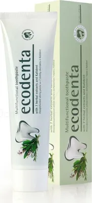 Image de Ecodenta Dentifrice à l'extrait de 7 plantes et au calcium, 100 ml