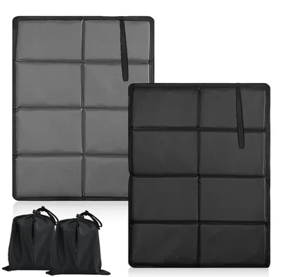 Produktbild von Omgoods – Set aus 2 wasserdichten, faltbaren Outdoor-Kissen