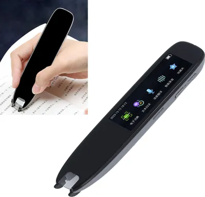 Image de Stylo traducteur intelligent, traducteur vocal, dictionnaire électronique, anglais, apprentissage, numérisation, gris