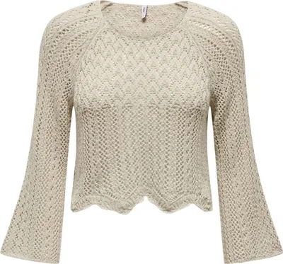 Produktbild von ONLY ONLNOLA LIFE 3/4 PULLOVER KNT NOOS Feather Gray L