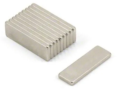 Neodym-Magnete N52, 25x8x2mm, 3kg, 10 Stück