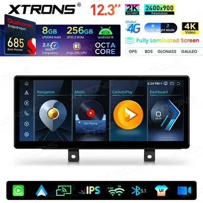 Produktbild von Android Autoradio Xtrons für BMW 3er/4er/M3/M4 NBT-System Rechtslenker 8/256 GB