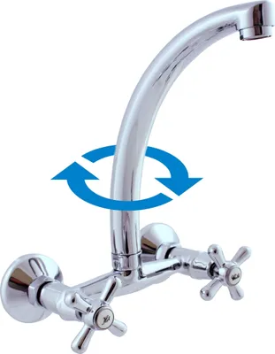 Obrázek produktu pro Slezák-RAV Vodovodní baterie dřezová Slezák RAV Morava MK102/3 Barva: keramický vršek/chrom, Rozměr: 150 mm