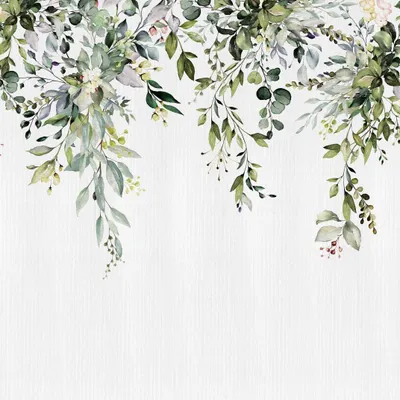 Produktbild von Sanders & Sanders Tapete Blätter und Blumen Beige und Grün