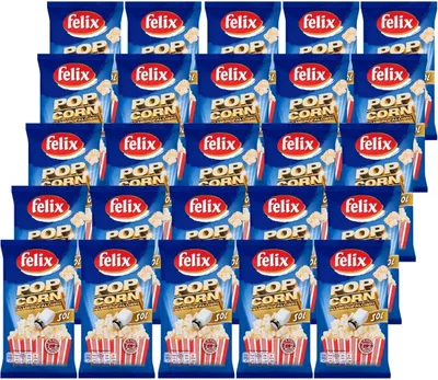 Produktbild von Felix Popcorn Solony Przekąska Kukurydziana do Mikrofalówki 90 g