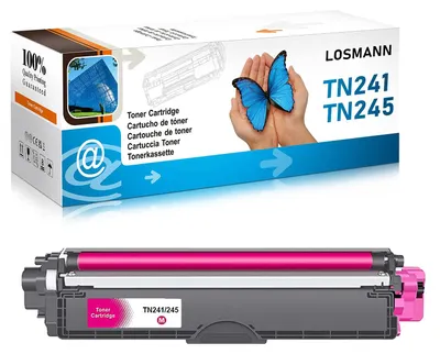 Obrázek produktu pro LOSMANN, 1 kus, magenta toner kompatibilní s Brother TN-241 TN-245, pro tiskárny Brother MFC-9140CDN, MFC-9142CDN, MFC-9330CDW, MFC-9332CDW, MFC-9340CDW, MFC-9342CDW, DCP-9015CDW, DCP-9020CDW, DCP-9022CDW, HL-3140CW, HL-3142CW