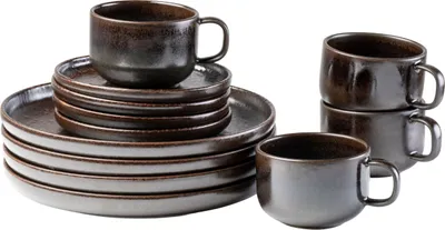 Produktbild von Kaffeeservice, Steinzeug Kaffeeservice, Steinzeug Glockenklang Gipfelstück