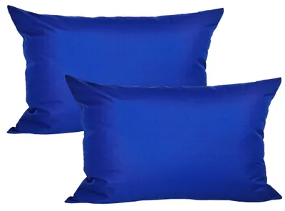 Produktbild von JACK 2er 30x50cm Outdoor Kissenhülle Bezug Kissen Hülle Lounge Garten Einfarbig Blau